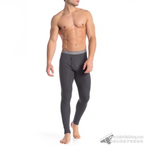 Quần lót nam Calvin Klein NP2090O Textured Long Johns Charcoal